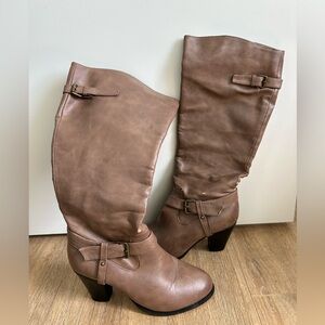 Brown Leather Boots